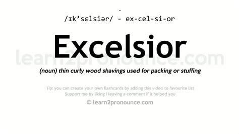 excelsior definition meaning